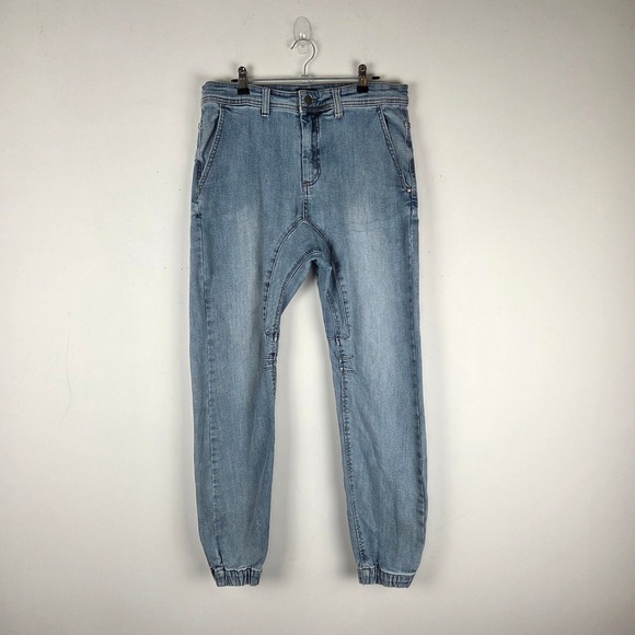 COTTON ON Men's Slim Denim Jogger Pant Size 30 Streetwear Casual - Picture 1 of 12